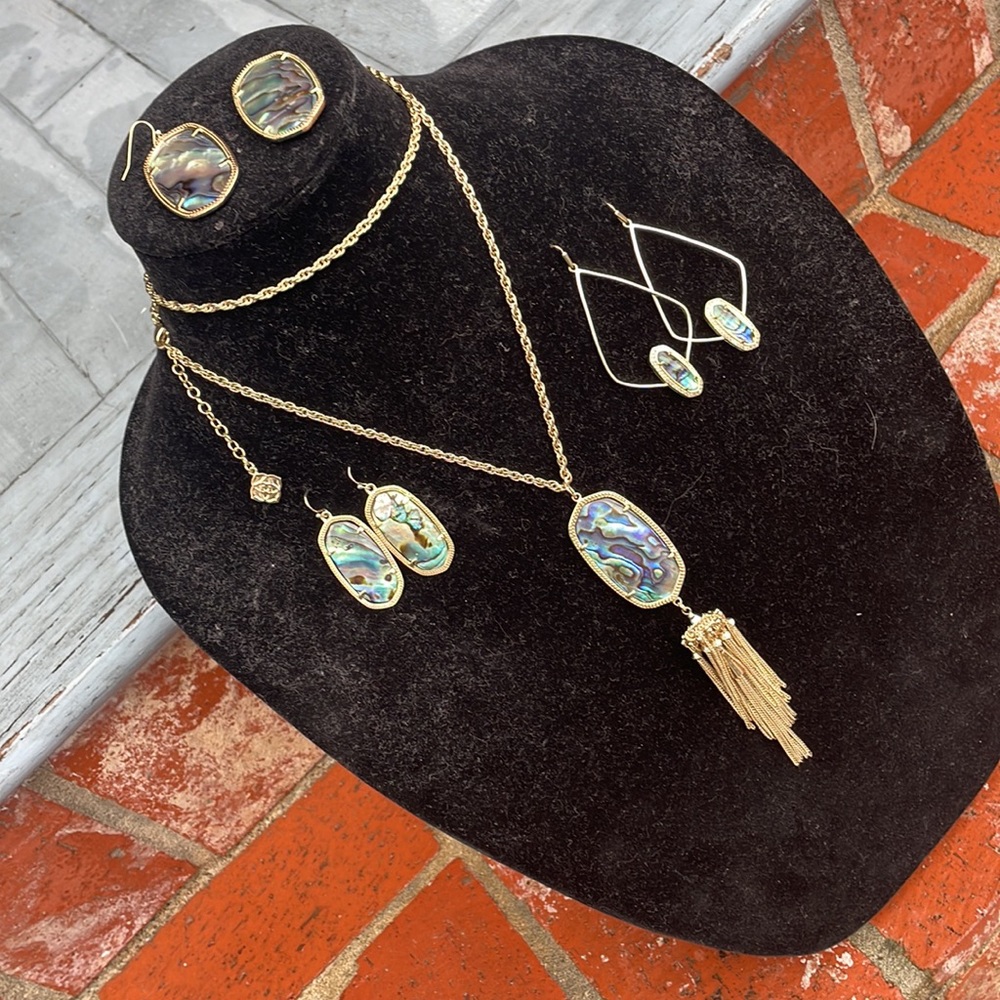 MATCHING Necklace and Multiple Style Earrings